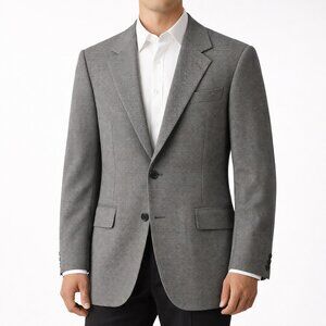 Vintage Paul Simon Oxxford Clothes Super 100s Wool Blazer Sport Coat Mens 41T